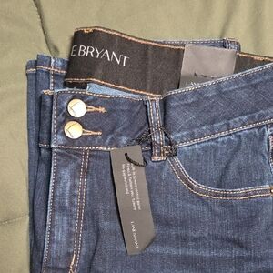 Lane Bryant Indigo Denim Pants 16S High Rise Straight Tighter Tummy Technology